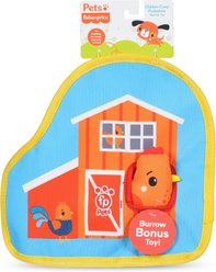 FISHER PRICE Chicken Coop Rip N Reveal Plush Dog Toy slide 1 of 5