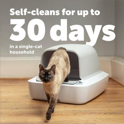 Show full view: PetSafe ScoopFree Crystal Pro Front-Entry Self-Cleaning Cat Litter Box slide 2 of 10