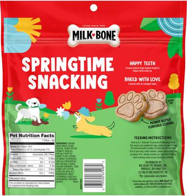 Show full view: Milk-Bone Muddy Paws Dipped Apple Flavored Biscuit Dog Treats, 10-oz bag slide 3 of 9