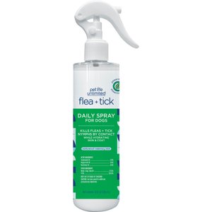 Pet Life Unlimited Flea & Tick Daily Dog Spray, 10-fl oz bottle