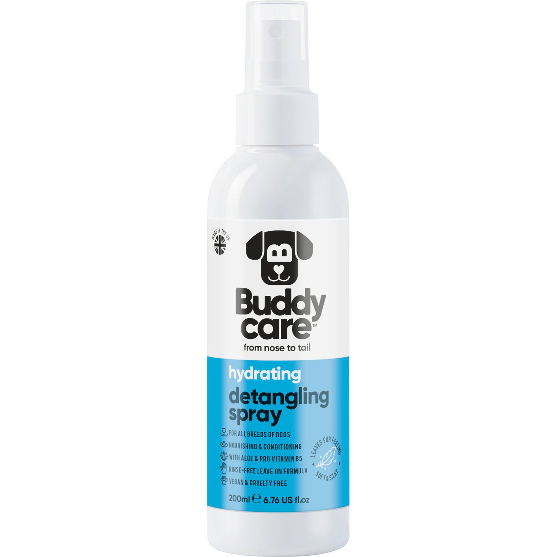 Buddycare Dog Hydrating Detangling Spray, 6.76-fl oz bottle
