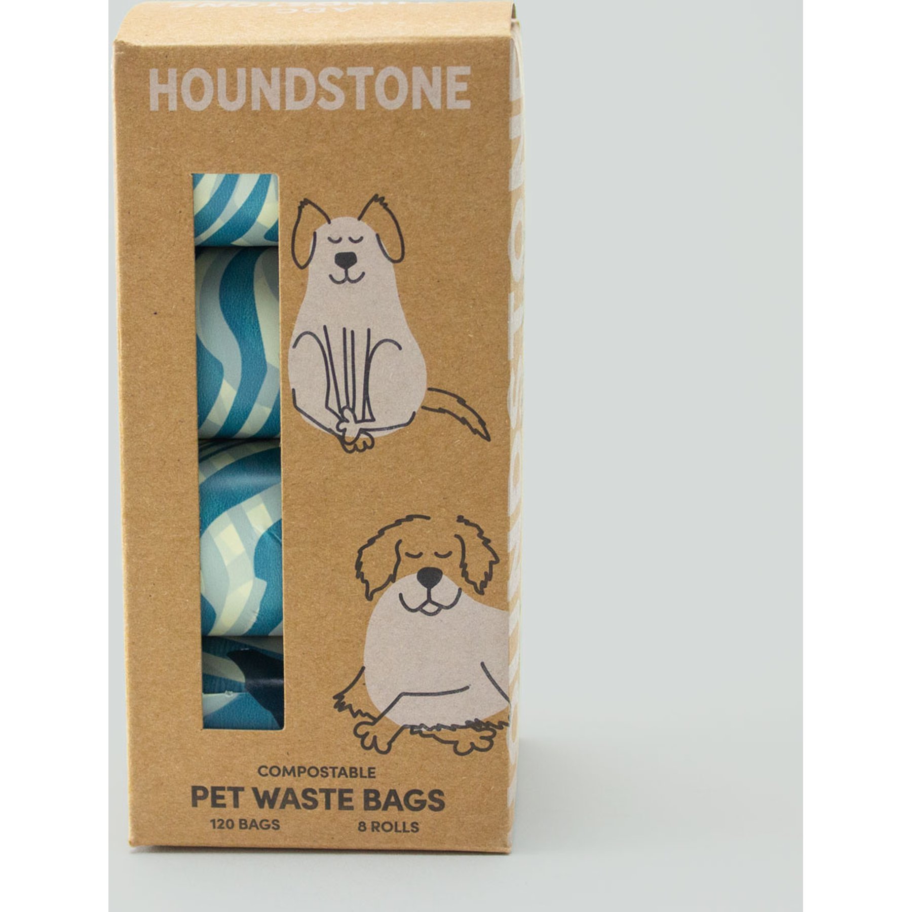 ADC Houndstone & Co. Houndstone Unscented Dog Poop Bags, 120 count