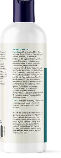 Show full view: Vetnique Labs Dermabliss Medicated Anti-Bacterial & Anti-Fungal Chlorhexidine Infection Cat & Dog Shampoo, 16-fl oz bottle slide 3 of 11