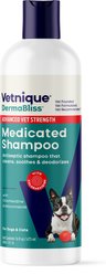 Vetnique Labs Dermabliss Medicated Anti-Bacterial & Anti-Fungal Chlorhexidine Infection Cat & Dog Shampoo, 16-fl oz bottle