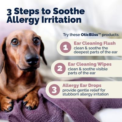 Show full view: Vetnique Labs Oticbliss Medicated Hydrocortisone Ear Drops for Ear Infections for Dogs & Cats, 1.8-fl oz bottle slide 8 of 11