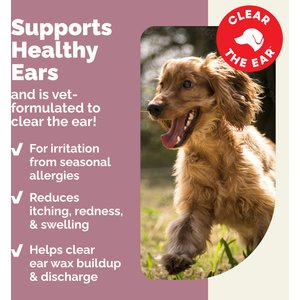 Vetnique Labs Oticbliss Medicated Hydrocortisone Ear Drops for Ear Infections for Dogs & Cats, 1.8-fl oz bottle