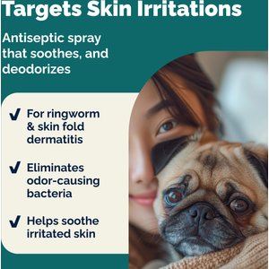 Vetnique Labs Dermabliss Medicated Anti-Bacterial & Anti-Fungal Chlorhexidine Infection Dog & Cat Skin Spray, 8-oz bottle