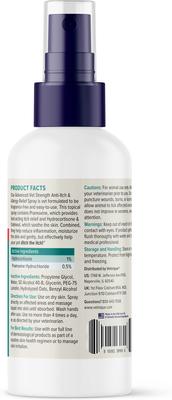 Show full view: Vetnique Labs Dermabliss Anti-Itch & Allergy Relief Hydrocortisone Fragrance-Free Dog & Cat Skin Spray, 4-fl oz bottle slide 4 of 12