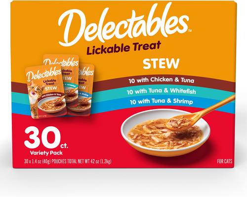 Hartz Delectables Stew Variety Pack Lickable Cat Treats