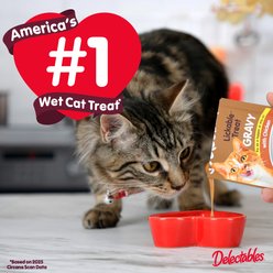 Hartz Delectables Gravy Non Seafood Chicken & Turkey Lickable Cat Treats, 1.4-oz pouches, 12 count slide 2 of 9