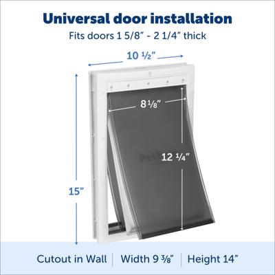 Show full view: PetSafe Extreme Weather Energy Efficient Pet Door, Medium slide 5 of 11