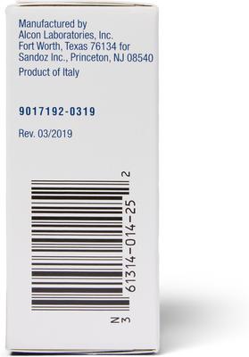 Show full view: Diclofenac Sodium (Generic) Ophthalmic Solution, 0.1%, 2.5 mL slide 4 of 5