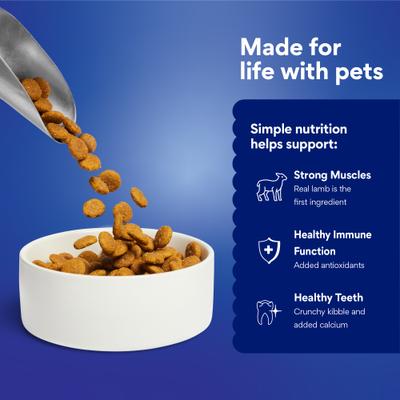 Show full view: Chewy Lamb & Brown Rice Recipe with Prebiotics Dry Adult Dog Food, 40-lb bag slide 6 of 10