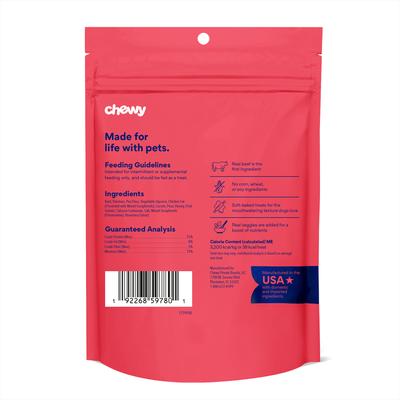 Show full view: Chewy Soft-Baked Beef Recipe Grain-Free Dog Treats (FORMERLY AMERICAN JOURNEY), 8-oz bag slide 3 of 10
