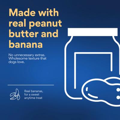 Show full view: Chewy Soft-Baked With Peanut Butter & Banana Grain-Free Dog Treats (FORMERLY AMERICAN JOURNEY), 8-oz bag slide 5 of 10