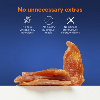 Show full view: Chewy Limited Ingredient Turkey Jerky Natural Grain-Free Dog Treats, 6.5-oz bag slide 6 of 10