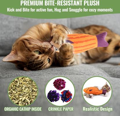 Show full view: Fashion's Talk 20 Piece Variety Pack Cat Toys slide 3 of 9