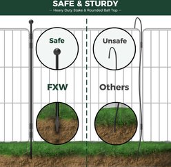FXW Minipaws Expandable Indoor & Outdoor Dog Playpen, Black, 20-in, 16-panel slide 2 of 7