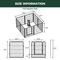 Show in main carousel: FXW Rollick Indoor & Outdoor Dog Playpen, Black, 32-in, 8-panel slide 8 of 10
