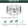 Show in main carousel: FXW Minipaws Expandable Indoor & Outdoor Dog Playpen, Black, 24-in, 16-panel slide 6 of 9