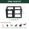 Show in main carousel: FXW AuraSpace Indoor Dog Playpen, Black, 30-in, 6-panel slide 6 of 7