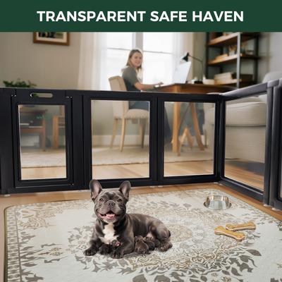 Show full view: FXW AuraSpace Indoor Dog Playpen, Black, 30-in, 6-panel slide 4 of 7