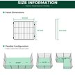 Show in main carousel: FXW Minipaws Expandable Indoor & Outdoor Dog Playpen, Black, 20-in, 8-panel slide 7 of 10