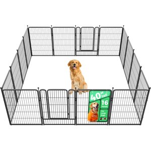 Yaheetech Metal Dog Exercise Playpen