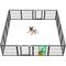 Show in main carousel: FXW Rollick Indoor & Outdoor Dog Playpen, Black, 24-in, 16-panel slide 1 of 9