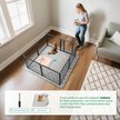 Show in main carousel: FXW Rollick Indoor & Outdoor Dog Playpen, Black, 24-in, 8-panel slide 2 of 10