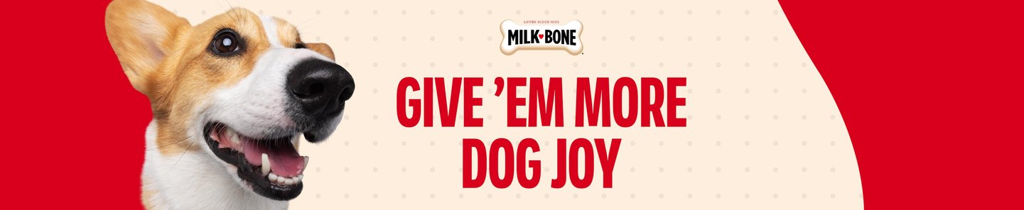 Milk Bone Give 'Em More Dog Joy