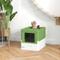 Show in main carousel: jansno Scoop Foldable Smell Proof Potty with Front Entry, Top Exit Fully Enclosed Cat Litter Box, Green slide 4 of 8