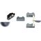 Show in main carousel: jansno Climbing 4 Pieces Cat Wall Shelves with Hammock, Gray slide 8 of 8