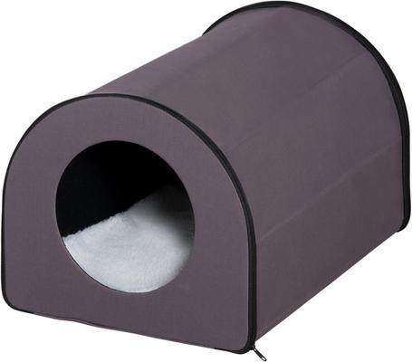 Show full view: jansno Portable & Waterproof Dome Heated Cat House, Brown slide 5 of 7
