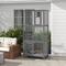Show in main carousel: jansno Weatherproof & Wheeled with High Weight Capacity Wood Outdoor Cat House & Condo, Light Gray slide 5 of 7