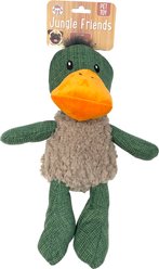 Brooklyn Pet Gear Burlap Duck Dog Plush Toy, 13-in