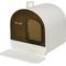 Show in main carousel: jansno Indoor Covered Cat Litter Box with Lid, White slide 6 of 8