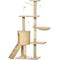 Show in main carousel: jansno Plush Sturdy 53-in Interactive Tower Scratching Post Activity Cat Tree & Condo, Beige slide 5 of 8