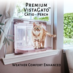 VistaGato Cat Window Catio & Perch