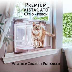 VistaGato Cat Window Catio & Perch