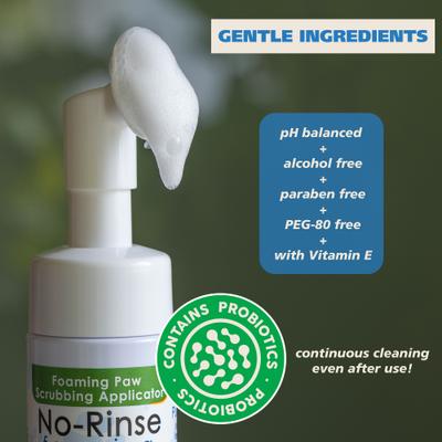 Show full view: Wahl Probiotic Coconut Verbena Dog Paw Cleanser Foam, 8-fl oz bottle slide 5 of 9