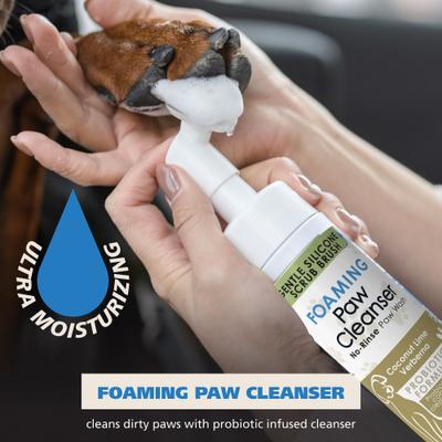 Show full view: Wahl Probiotic Coconut Verbena Dog Paw Cleanser Foam, 8-fl oz bottle slide 3 of 9