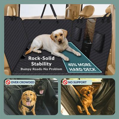 Show full view: Katziela Hammock Dog & Cat Car Seat Cover, Black, X-Large slide 4 of 4