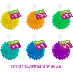 Gnawsome Squeak & Light LED Ball Dog Toy, Color Varies, Small