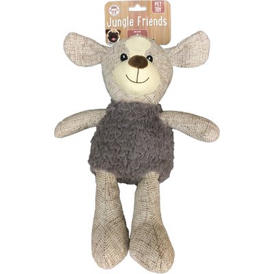 Brooklyn Pet Gear Brooklyn Pet Gear Burlap Dog Plush Toy, 13-in