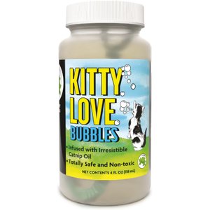 Atomic Bubbles Kitty Love Scented Bubbles Chasers Cat Toy with Catnip, 4-fl oz bottle, 1 count