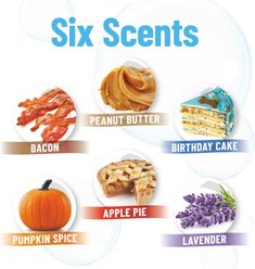 Atomic Bubbles Puppy Love Peanut Butter Scented Bubbles Chasers Dog Toy, 4-fl oz bottle, 1 count slide 2 of 6