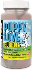 Atomic Bubbles Puppy Love Birthday Cake Scented Bubbles Chasers Dog Toy, 4-fl oz bottle, 1 count
