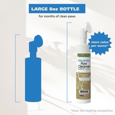 Show full view: Wahl Probiotic Coconut Verbena Dog Paw Cleanser Foam, 8-fl oz bottle slide 4 of 9