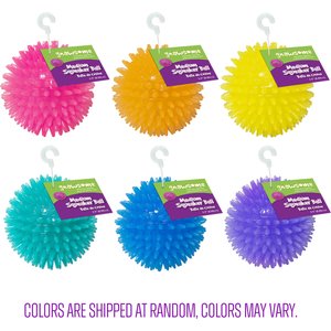 Gnawsome Squeak & Light LED Ball Dog Toy, Color Varies, Medium